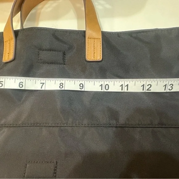 Jambu & Co Black and Brown Leaf Design 3 Way Crossbody Messenger Bag - Picture 14 of 16